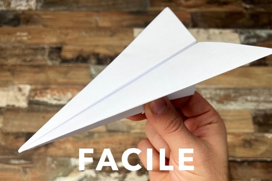 comment faire un avion en papier